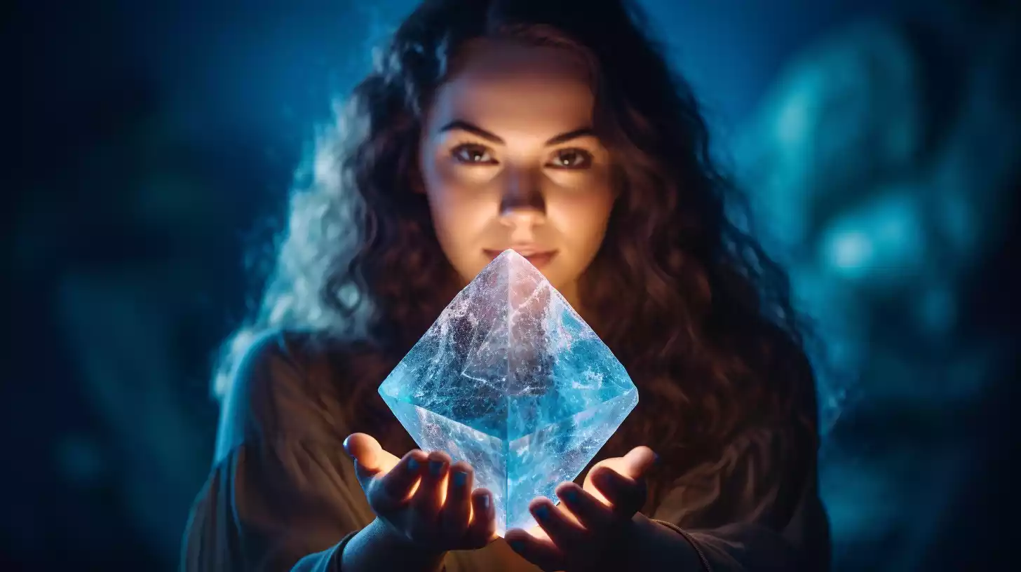 cristal azul