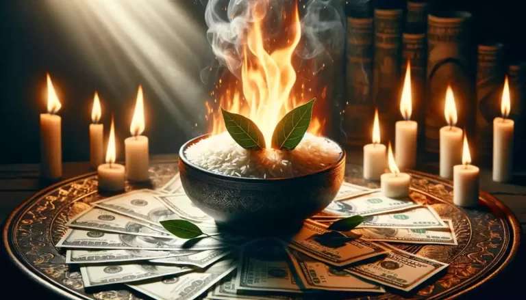 RITUAL DINERO ARROZ Y LAURELL