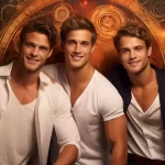 TRES HOMBRES VERDE