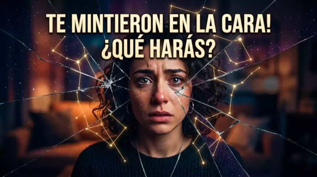 TE MINTIERON EN LA CARA